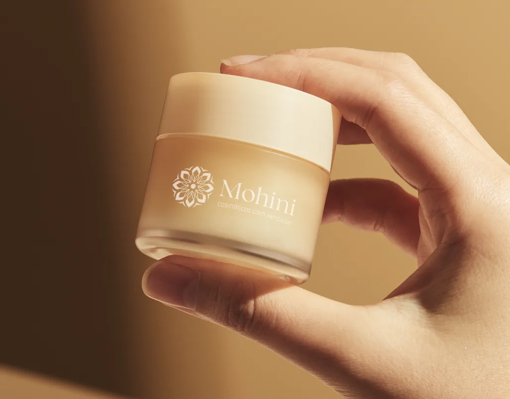 Projeto de identidade visual Mohini Cosméticos