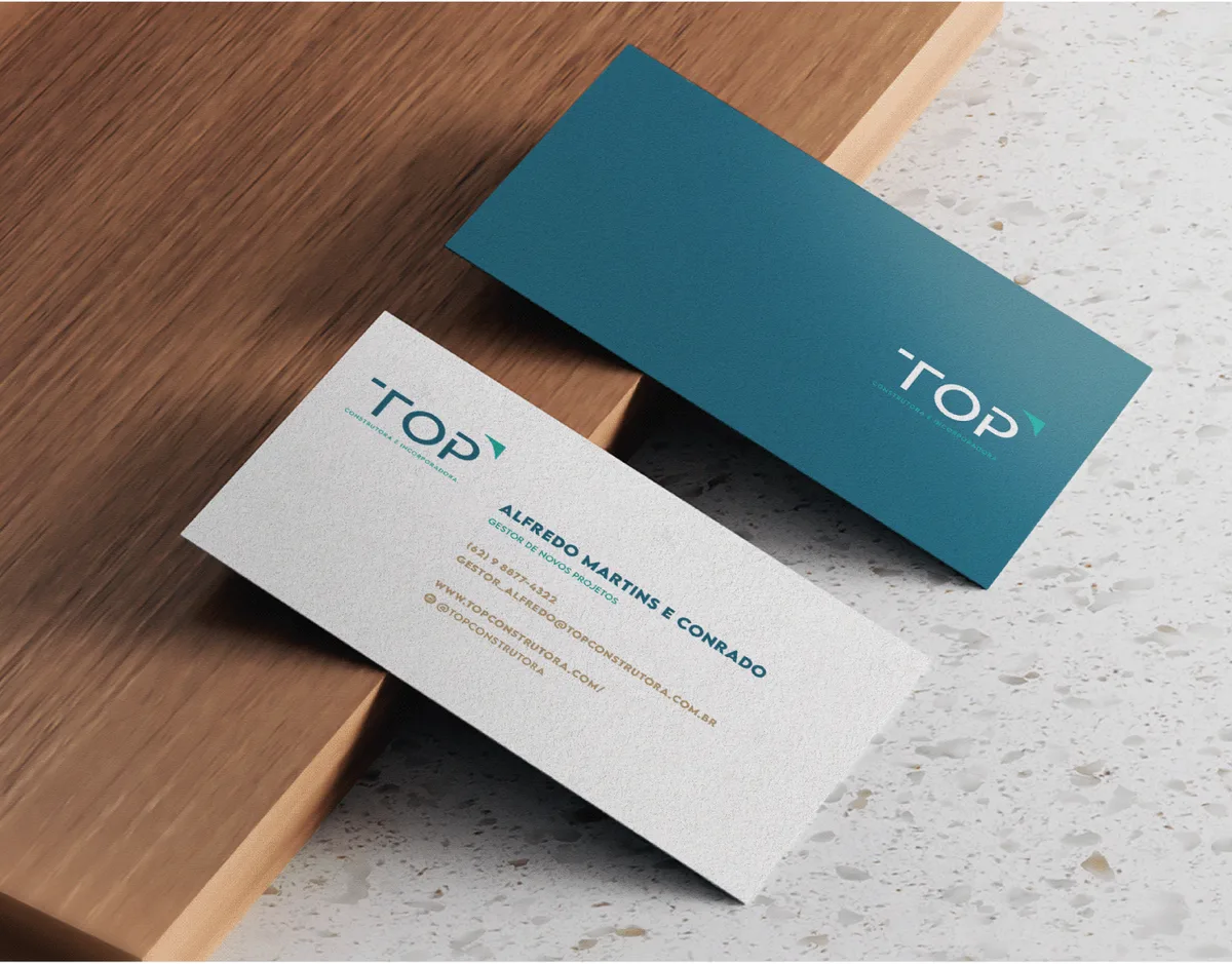 Projeto de identidade visual Top Construtora